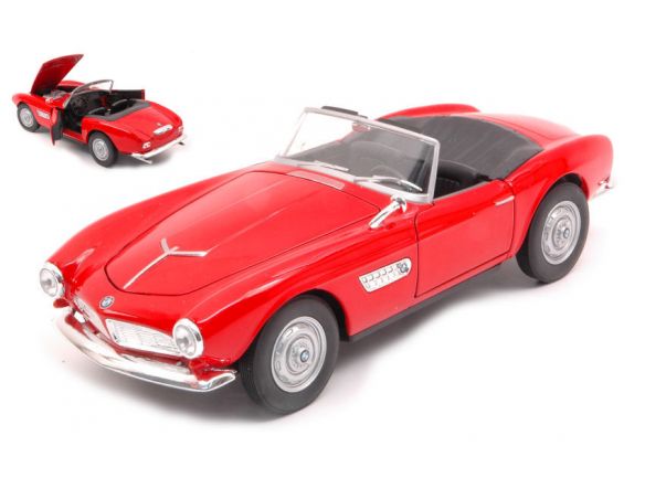WELLY WE24097CR BMW 507 RED CANOPY OPEN 1:24 Modellino