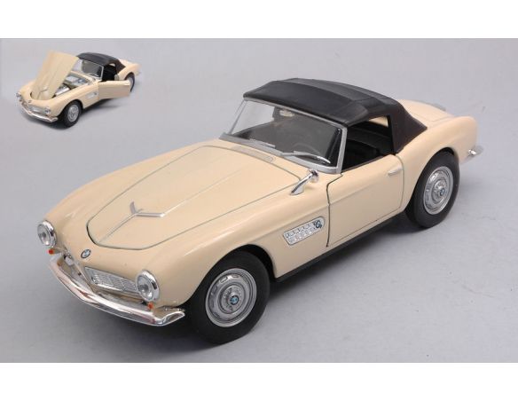 WELLY WE24097HCR BMW 507 LIGHT BEIGE CANOPY CLOSED 1:24 Modellino
