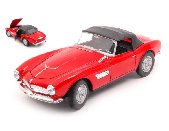 WELLY WE24097HR BMW 507 RED CANOPY CLOSED 1:24 Modellino