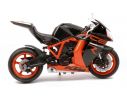 WELLY WE62806R KTM 1190 RC8R BLACK/ORANGE 1:10 Modellino