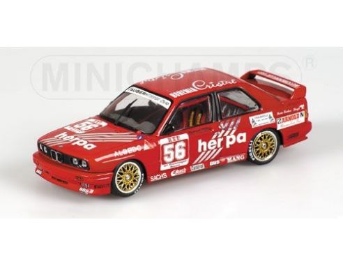 Minichamps 430882056 BMW M3 HERPA G. MUELLER DTM 1988 Modellino