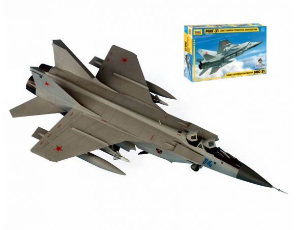 ZVEZDA Z7229 AEREO MIG-31 KIT 1:72 Modellino