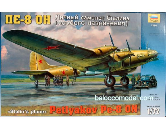 ZVEZDA Z7280 PE 80 N STALIN S PLANE KIT 1:72 Modellino