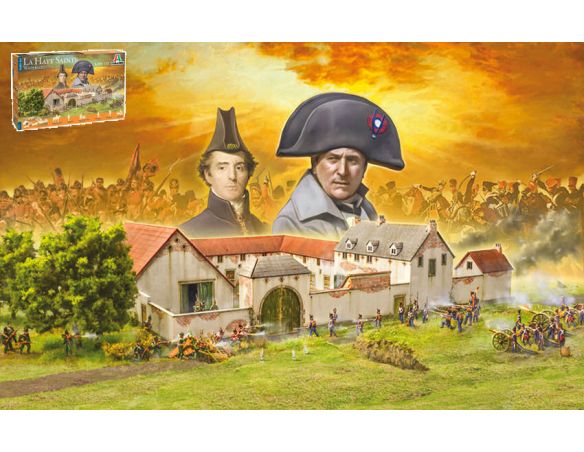 ITALERI IT6197 WATERLOO 1815 LA HAYE SAINTE  KIT 1:72 Modellino