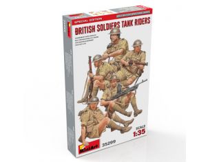 MINIART MIN35299 BRITISH SOLDIERS TANK  RIDERS KIT 1:35 Modellino