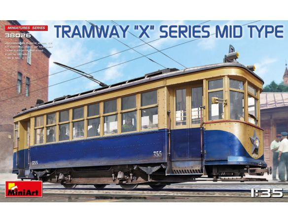 MINIART MIN38026 TRAMWAY X-SERIES MID TYPE  KIT 1:35 Modellino