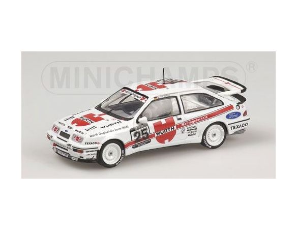 MINICHAMPS 430888025 FORD SIERRA COSWORTH WUERT DTM 1988 WINNER NUERBURGRING A. HAHNE Modellino