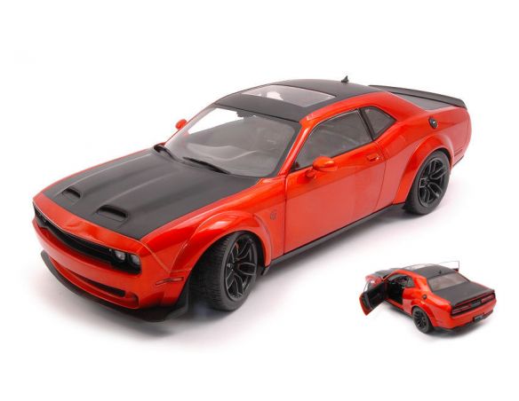 SOLIDO SL1805703 DODGE CHALLENGER SRT HELLCAT REDEYE 2020 ORANGE METALLIC/BLACK 1:18 Modellino