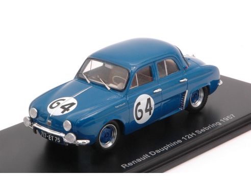 SPARK MODEL S5218 RENAULT DAUPHINE N.64 34th 12 H SEBRING 1957 M.MICHY-M.FOULGOC 1:43 Modellino