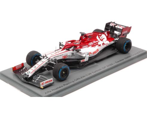 SPARK MODEL S6492 ALFA ROMEO C39 KIMI RAIKKONEN 2020 N.7 TURKISH GP SAUBER 500th RACE 1:43 Modellino