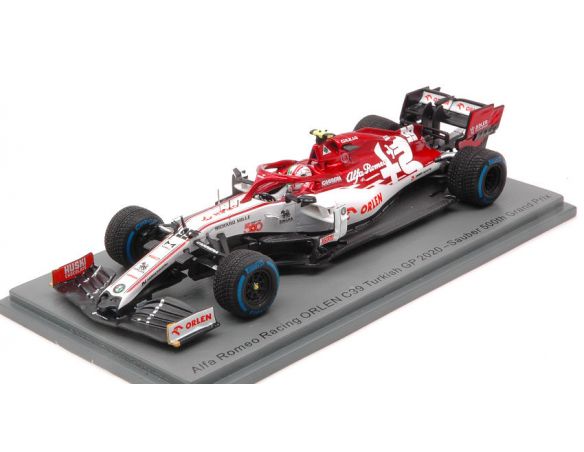 SPARK MODEL S6493 ALFA ROMEO C39 ANTONIO GIOVINAZZI 2020 N.99 YURKISH GP 1:43 Modellino