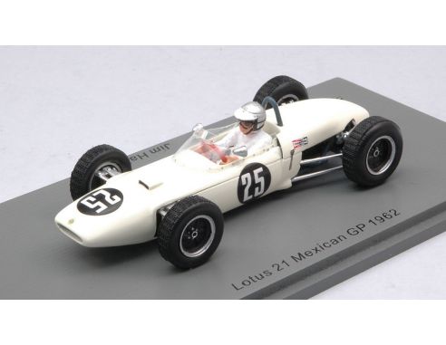 SPARK MODEL S7139 LOTUS 21 JIM HALL 1962 N.25 MEXICAN GP 1:43 Modellino
