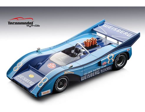 TECNOMODEL TMD18156C MCLAREN M8F N.8 INTERSERIE NURBURGRING 1972 HELMUT KELLE 1:18 Modellino