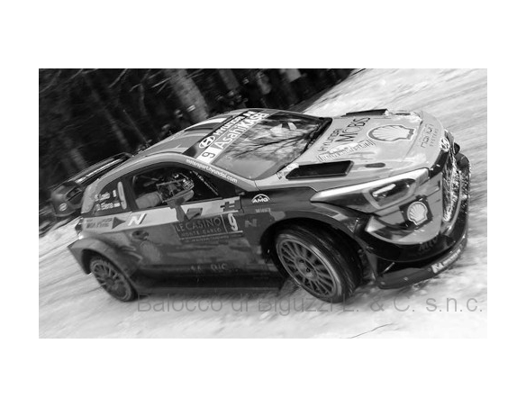 IXO MODEL RAM744 HYUNDAI i20 COUPE WRC N.9 RALLY MONTE CARLO 2020 LOEB-ELENA 1:43 Modellino