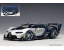 AUTOART AA70987 BUGATTI VISION GT 2015 SILVER/BLUE CARBON 1:18 Modellino