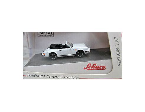 SCHUCO SH26598 PORSCHE 911 CARRERA 3.2 WHITE 1:87 Modellino