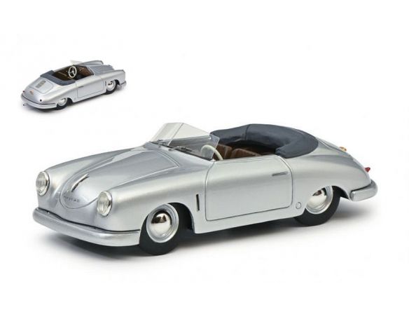 SCHUCO SH9131 PORSCHE 356 GMUND SILVER 1:43 Modellino