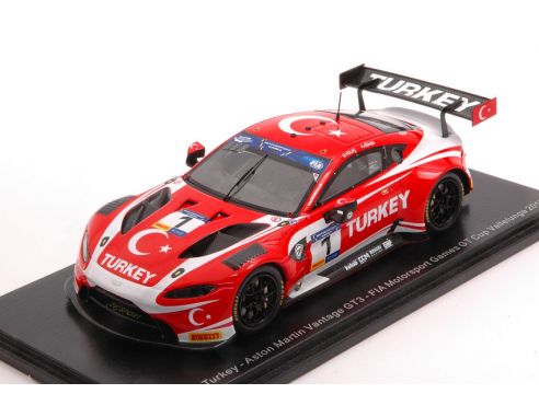 SPARK MODEL S6317 ASTON MARTIN VANTAGE GT3 N.1 FIA GT VALLELUNGA 2019 S.YOLUC-A.GUVEN 1:43 Modellino