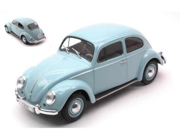 WHITEBOX WB124055 VW BEETLE LIGHT BLUE 1:24 Modellino