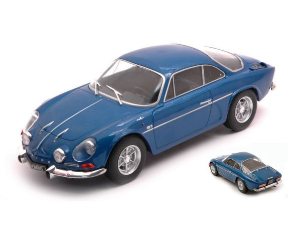 WHITEBOX WB124058 ALPINE RENAULT A110 1300 METALLIC BLUE 1:24 Modellino