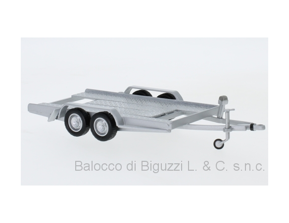IXO MODEL TRL004-S AUTOTRAILER SILVER 1:43 Modellino