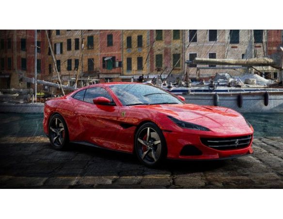 LOOKSMART LS524C FERRARI PORTOFINO M ROSSO CORSA 1:43 Modellino