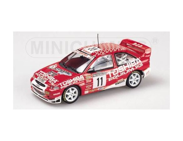 MINICHAMPS 430978711 FORD ESCORT WRC VATANEN FREEMAN RAC RALLY 1997 Modellino
