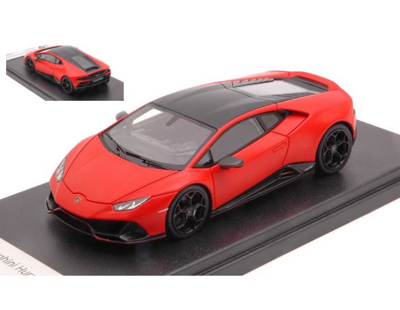 LOOKSMART LS498FCA LAMBORGHINI HURACAN EVO FLUO CAPSULE DAC ORANGE 1:43 Modellino