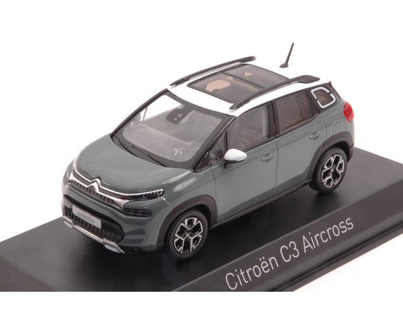 NOREV NV155335 CITROEN C3 AIRCROSS 2021 KAKY GREY & WHITE ROOF 1:43 Modellino