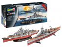 REVELL RV05174 HMS HOOD VS.BISMARCK KIT 1:700 1:720 Modellino