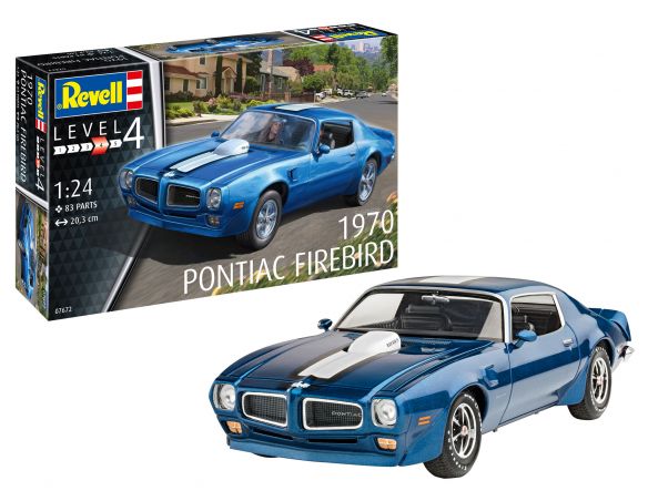 REVELL RV07672 PONTIAC FIREBIRD 1970 KIT 1:24 Modellino