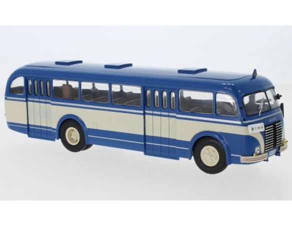 IXO MODEL BUS028LQ SKODA 706 RO 1947 BLUE/WHITE 1:43 Modellino