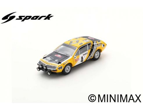 SPARK MODEL S5495 ALPINE A310 N.4 MONTE CARLO 1976 J.P.NICOLAS-V.LAVERNE 1:43 Modellino