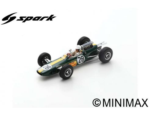 SPARK MODEL S7293 LOTUS 25 GIACOMO RUSSO GEKI 1965 N.28 ITALIAN GP 1:43 Modellino