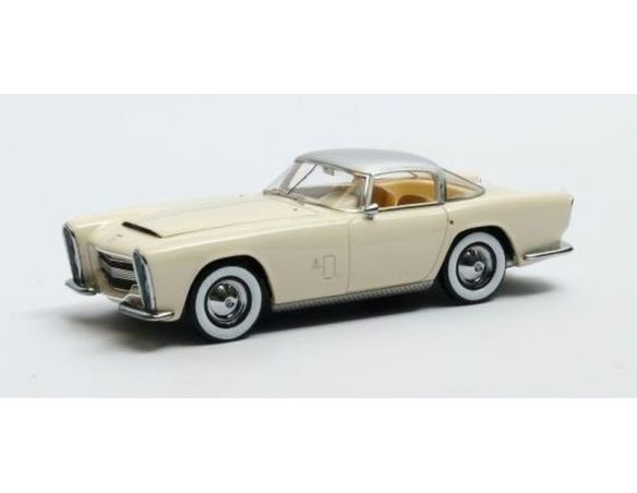MATRIX SCALE MODELS MX40405-012 DODGE STORM ZEDER Z-250 BY BERTONE 1953 WHITE 1:43 Modellino