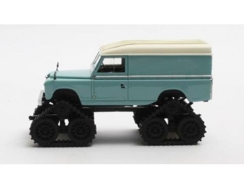 MATRIX SCALE MODELS MX41208-012 LAND ROVER SERIES II CUTHBERTSON CONVERSION 1958 TURQUOISE 1:43 Modellino