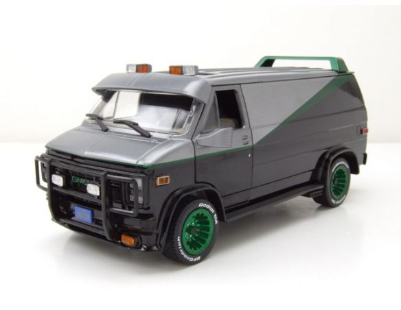 Greenlight GREEN86515 A-TEAM GMC VANDURA VERDE 1983 ESCLUSIVA 1:43 Modellino