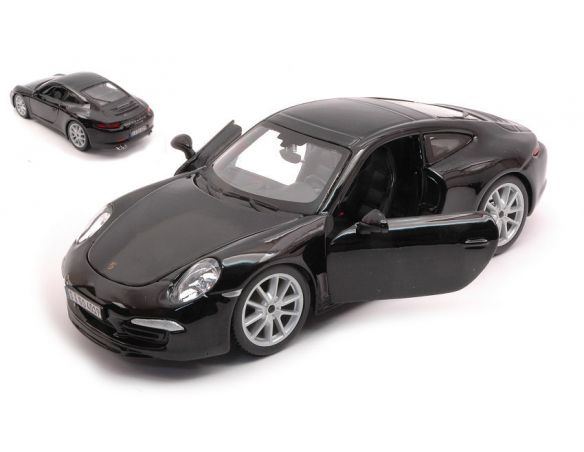 BBURAGO BU21065Z PORSCHE 911 991 2011 BLACK 1:24 Modellino