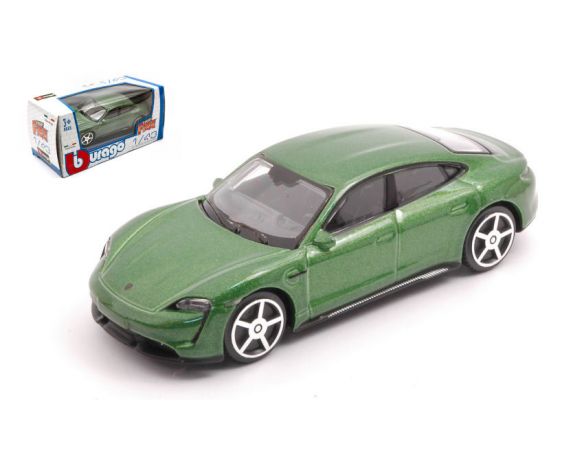 BBURAGO BU30433G PORSCHE TAYCAN 2018 METALLIC GREEN 1:43 Modellino