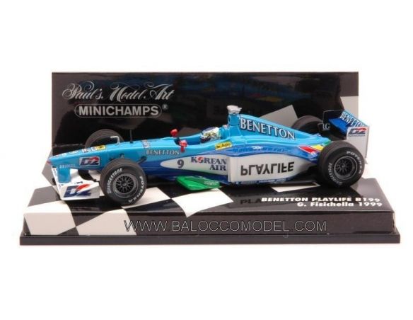Minichamps PM430990009 BENETTON B 199 G.FISICHELLA '99 1:43 Modellino