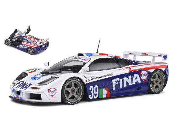 SOLIDO SL1804103 MC LAREN F1 GTR SHORT TAIL LM 1996 PIQUET-CECOTTO-SULLIVAN 1:18 Modellino