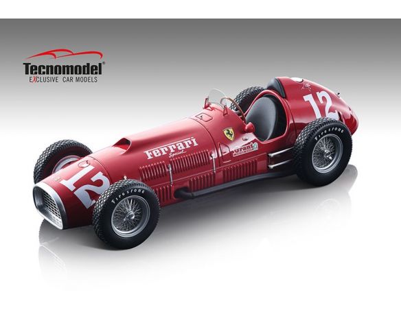 TECNOMODEL TMD18193B FERRARI 375 F1 INDY N.12 INDIANAPOLIS 500 GP 1952 ALBERTO ASCARI 1:18 Modellino