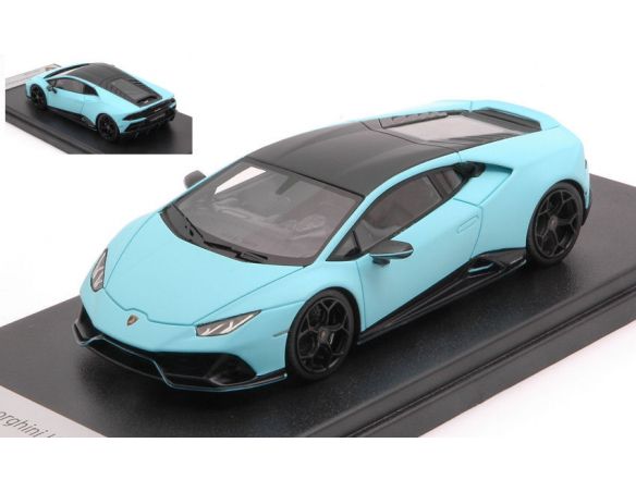 LOOKSMART LS498FCE LAMBORGHINI HURACAN EVO FLUO CAPSULE FEDRA SKY BLUE 1:43 Modellino