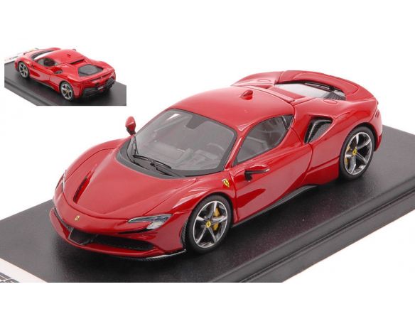 LOOKSMART LS504J FERRARI SF90 STRADALE NEW ROSSO CORSA MET. 1:43 Modellino