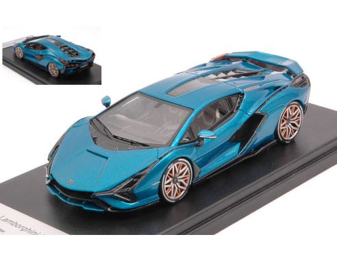 LOOKSMART LS507B LAMBORGHINI SIAN FKP 37 BLU URANUS 1:43 Modellino