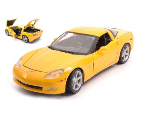 MAISTO MI31117G CHEVROLET CORVETTE COUPE' 2005 YELLOW 1:18 Modellino