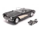 MAISTO MI31139Z CHEVROLET CORVETTE 1957 BLACK 1:18 Modellino