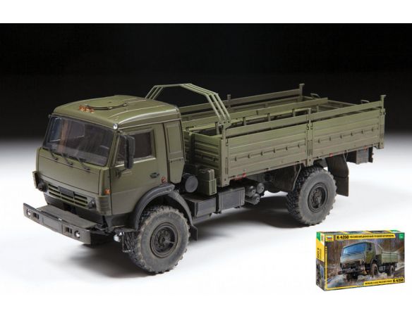 ZVEZDA Z3692 RUSSIAN 2 AXLE MILITARY TRUCK K-4326 KIT 1:35 Modellino