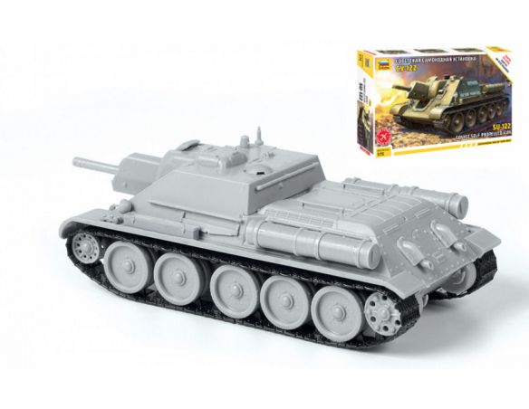 ZVEZDA Z5043 SU-122 SOVIET TANK DESTROYER KIT 1:72 Modellino