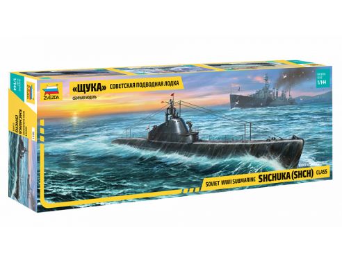 ZVEZDA Z9041 SHCHUKA CLASS RUSSIAN SUBMARINE WWII KIT 1:144 Modellino